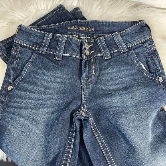 MEK Denim Madiera Wide Leg Jeans Sz 26 X 34 - Picture 10 of 13